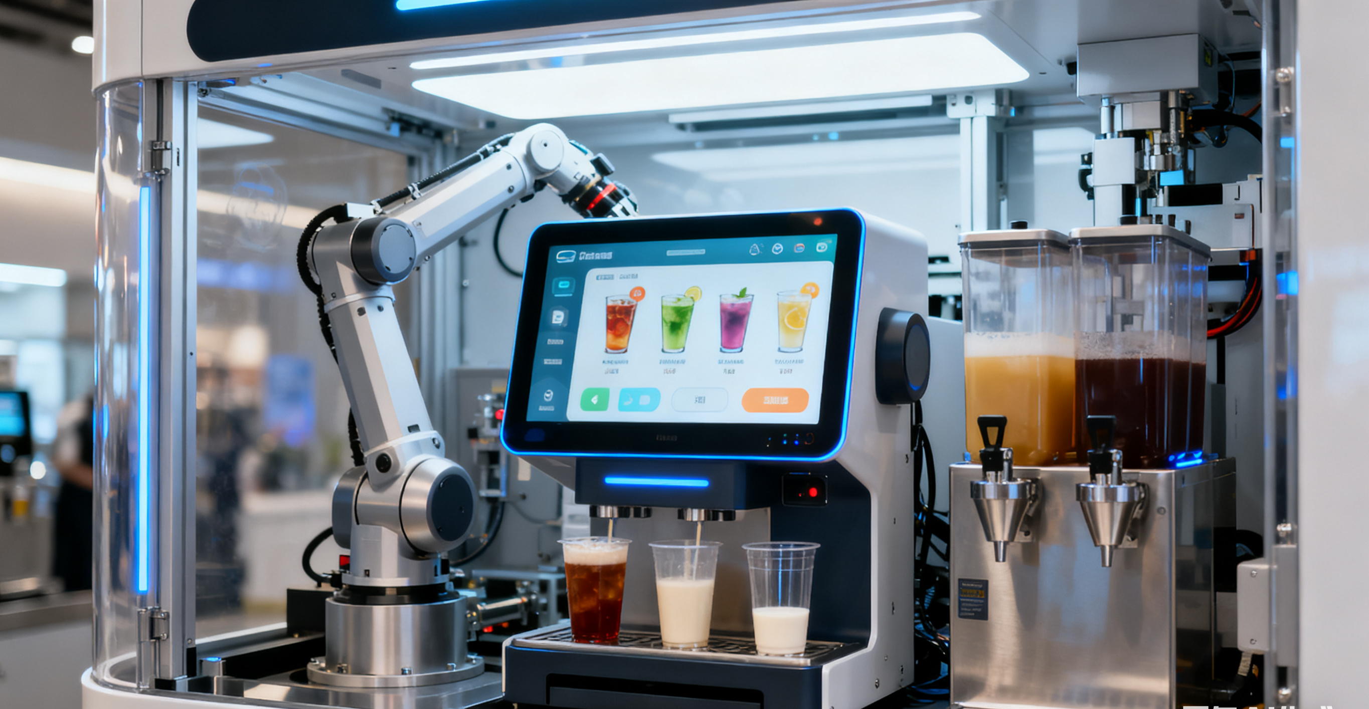 工業(yè)一體機在自助飲品機器人中的應(yīng)用