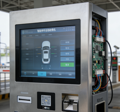 工業(yè)一體機(jī)在智能停車自助繳費(fèi)機(jī)中的應(yīng)用